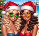 two Sisters at Christmas