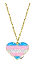 Transgender heart necklace