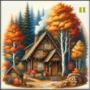 Cozy Autumn cabin