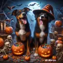 Halloween Hunde