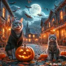 Halloween Katzen