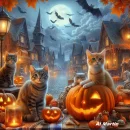 Halloween Katzen