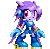 lilac fixing her hair