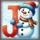Sticker (avatar) Snowman - J