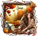 Woman in Autumn