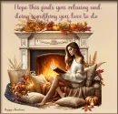 Relaxing....