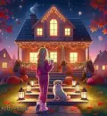 Girl and her Dog