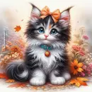 Sweet Autumn cat