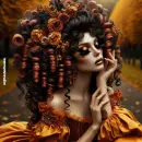 Beautiful Autumn Lady