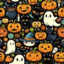 Halloween Seamless Background
