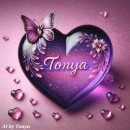Tonya Purple heart 
