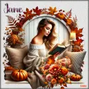 Woman relaxing and reading - Jane 