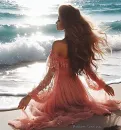 Beautiful Woman on the Beach