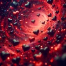 Background heart gothic