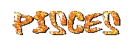 pisces glitter text