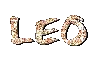 leo glitter text