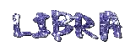 libra glitter text