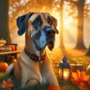 Autumn Dog Series: Great Dane 