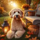 Autumn Dog Series: Labradoodle