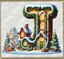 CHRISTMAS INITIAL - J