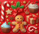Red Christmas Background