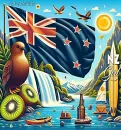 New Zealand Girl - by Robbie