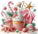 Christmas Cupcake #2 - by Robbie