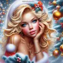 Christmas woman
