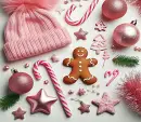 Pink Winter Christmas BG