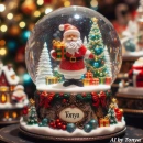 Christmas snow globe 2