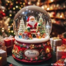 Christmas snow globe #3