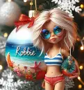 Christmas Doll Ornament