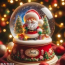 Christmas snow globe (Jessi)