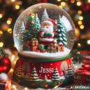 Christmas snow globe #2 (Jessi)