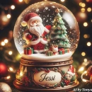 Christmas snow globe #3 (Jessi)