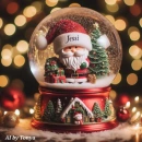 Christmas snow globe (Jessi)
