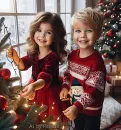 Decorating the Christmas tree