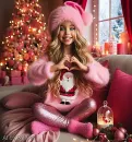 Pretty Girl at Christmas