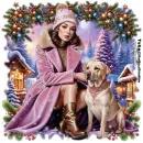 Woman with Dog