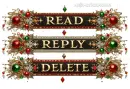 Read,Reply,delete