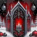 Gothic Christmas Background