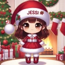 Cute little Christmas girl (Jessi)