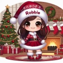 Cute little Christmas girl (Robbie)