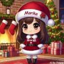 Cute little Christmas girl (Marika)