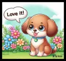 Cute puppy, love it