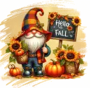 Hello Fall Gnome