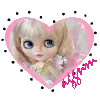 Blythe heart blinkie