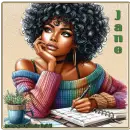 Girl pondering...Jane