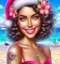 Pretty Christmas Girl