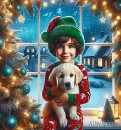 Cute boy and his Gorgeous Pup